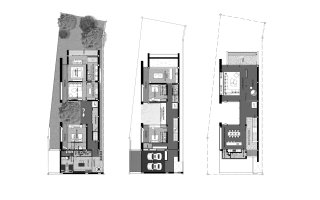 Villa floor plan, 5 bedrooms in Sea Theatre Rawai No. 11007